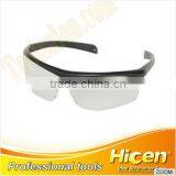 Safety Intruder Eyewear, Clear Lens Construction Safety Glasses, Black Temple thumbnail-1