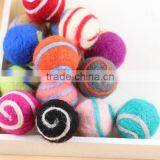 2016 Christmas Decoration Handmade Wool Felt Ball Bulk Buy From China thumbnail-3