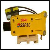 3-7ton silence type SSPSC hydraulic breaker for excavator with CE