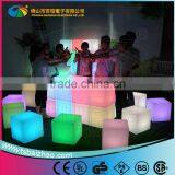 Outdoor Waterproof Led Cube Color Changing Square Bar Seat Furniture thumbnail-1