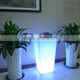 Big Plastic LED Flower Pot Light Color Changing Luminous Floor Vase For Garden Living Room Bedroom Dining Room Decoration Pots thumbnail-2