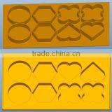 Silicone Burger Cutlet Patty Hamburger Press Tool Set Chocolate Cake Muffin Mold thumbnail-3