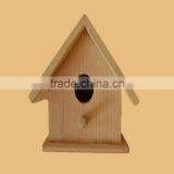 Small Wooden Bird House in Two-story Building Shape thumbnail-6