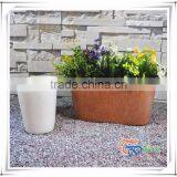 Resin Garden Imitate Sandston Flower Pot thumbnail-4