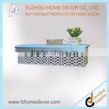 Wood Wall Bedroom Shelf With Wood and Metal Punching Pictures thumbnail-2