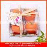 Orange Gift Box Customized LOGO Printing Private Label Candle thumbnail-1