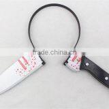 Halloween Bloody Knife Headband Bayonet Thru Head thumbnail-1