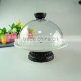 Stocked Porcelain Cake Stand With Decal , Cheap Ceramic Plate for Food, Fruit,wedding Cake Use thumbnail-1