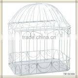 White Color Decorative Metal Bird Cages thumbnail-1