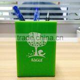 Eco-friendly Green Color Convinent Silicone Pen Container/pen Holders thumbnail-2