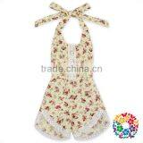 Vintage Toddler Clothing Backless Halter Cotton Baby Rompers Wholesale Baby Clothes thumbnail-4