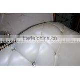 New Classic Top Grain Leather Luxury Wedding Sofa Set Tufted Rolled Arm Curved Back thumbnail-4