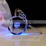 Exquisite Crystal Keychains With Led Light as Cheap Giveaway Gifts