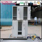 Portable Metal Locker Cabinet Storage Cabinet 6 Door Wardrobe thumbnail-3