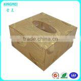 Unique Design Gold Napkin Paper Box Tissue Box Acrylic Organizer for Tissue Paper thumbnail-6
