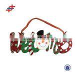 Christmas Decoration Hanging Wooden Board, Movable X'mas Decoration