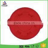 Red Color Dust-proof Food Grade Silicone Lid Custom Silicone Cover thumbnail-2