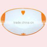 Hot Selling Plastic Oval/Egg Shape Salad Bowl thumbnail-6
