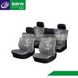 Custom Silver Polyester Car Seat Cover Set thumbnail-1