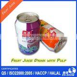Private Label 310ml Can(tinned) Blueberry Juice Drink With Fiber Pulp thumbnail-2