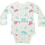 Organic 2017 High Quality Newborn Baby Bodysuits With Cute Baby Clothes for Nightsuit and 100% Soft Babys Romper thumbnail-1