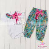 2016 New Girls Cute Outfits Cotton Shirt+pants Spring Pettiset Baby Gift Clothing Set