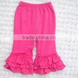 Clothing Distribution Companies Ruffle Bottom Pants Kids Ruffle Pants 100%cotton thumbnail-3