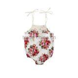 Flower Lace Baby Girl Romper Baby Floral Romper With Tassels