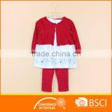 Newborn 3 Pcs Kids Outfits Cape+Shirt+ Legging Baby Girl Clothes Sets thumbnail-1