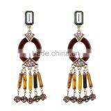 Vintage Ethnic Beads Pendant Drop Earrings for Women thumbnail-1