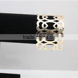 New Design Double Heart Hollow Open Bangle,Europe Style Adjustable Gold Ladies Bangles thumbnail-5