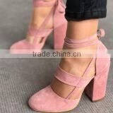 Zm35778a Latest High Heel Ladies Shoes Casual Fashion Big Size Sandals thumbnail-1