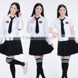 British Style School Uniform Khaki Pleated Jumper Skirt thumbnail-5