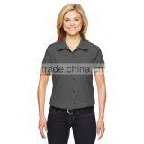 Women Office Working Clothes Short Sleeve Polo Shirt Ladies Work Uniform Style Made in China thumbnail-5