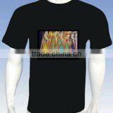 Promotional Custom Black Led T-shirt With 100% Cotton thumbnail-1