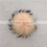 Myfur Super Big Size Colorful Raccoon Fur Pom Poms Wholesale Hat Accessory Pompoms thumbnail-3