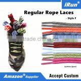 2017 Mix-Colored Pattern Hiking Skate Shoes Rope Laces - 130 CM Long Yeezy Round Laces for Climbing Boots - Retail Packaging thumbnail-1