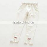 Wholesale Sweet Style Solid Color Cotton Baby Girl Pants thumbnail-3