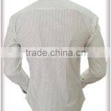 White Polka With Folder Pocket Contrast Collar Stand Casual Shirt Refreshing thumbnail-4