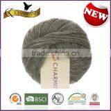 Charmkey Natural Hand Knitting Yarn for Baby 70 Wool 30 Bamboo Blended Yarn thumbnail-1