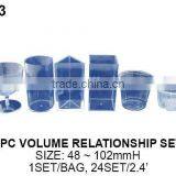 PLASTIC VOLUME RELATIONSHIP SET thumbnail-1