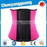 CYG-4 Steel Bones Waist Training Latex Under Bust Corset thumbnail-2