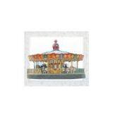 Nice Painting Amusement Park Rides Single Luxury Carousel