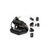 OEM Durable Black Zipper EVA Hard Camera Pouches With Carrying Strap