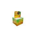 Toothpaste Propagation Store Display Racks Cardboard With Aqueous Coating