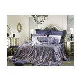 King Size Silk Jacquard Soft Luxury Bed Sets For Four Season thumbnail-1