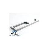 STAINLESS SHOWER SCREEN DOOR HANDLE KNOB HOLDER CHROME L TOWEL HOLDER