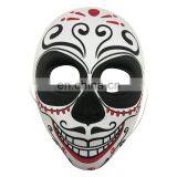 Black, White and Red EVA Mask Covered with Fabric for Halloween, Carnival and Party