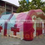 Customized Red Cross inflatable tent for events