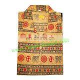 Full Sleeve Short Yoga Kurta in Cotton, Size : Chest 110 x Height 69 x Sleeve 57 Centimeters. thumbnail-6